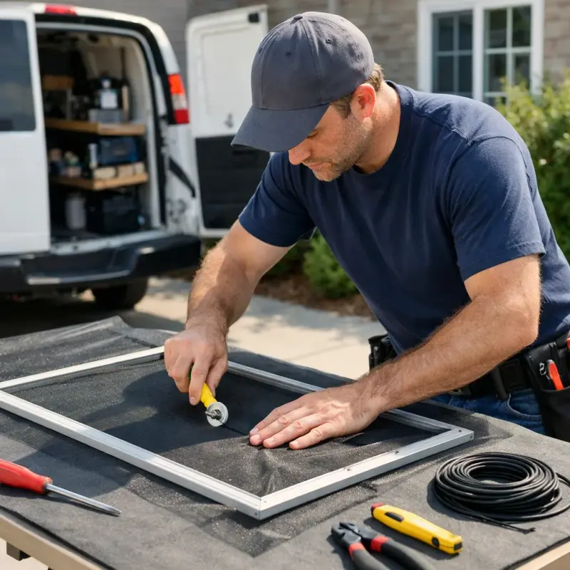 Window Screen Repair Flushing